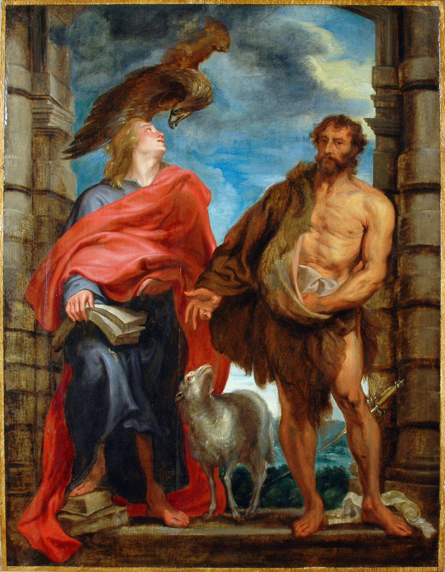 John the Baptist and John the Evangelist | Antoon Van Dyck